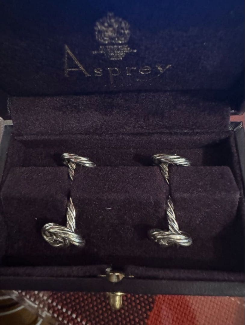 asprey アスプレイ カフリンクス シルバー925