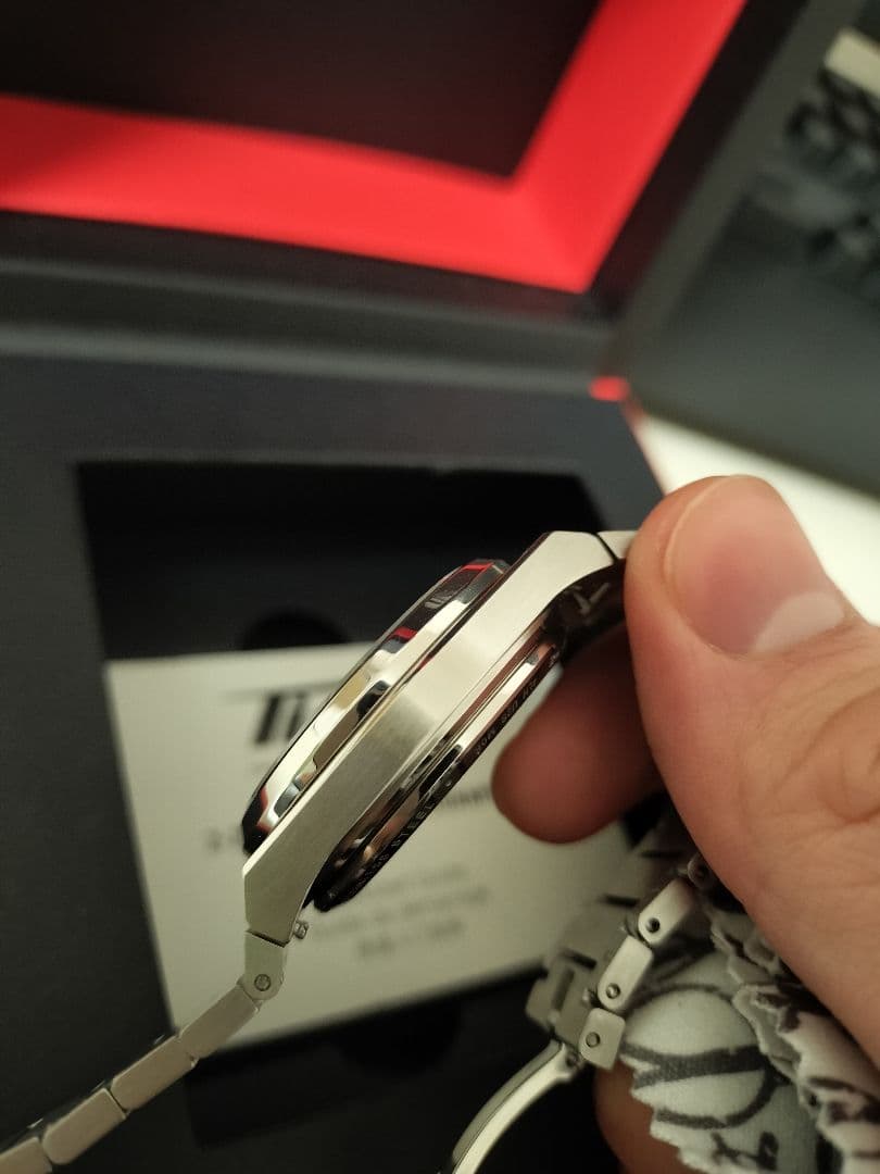 【美品】TISSOT PRX 35mm 自動巻き 機械式 ブルー 時計