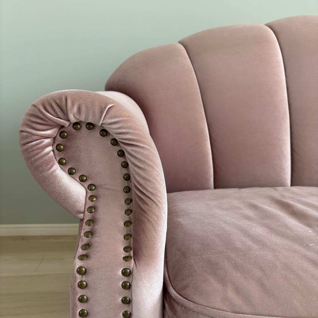 10/20まで！【送料込】 シェルファ 2人掛け ソファ サロン 店舗什器