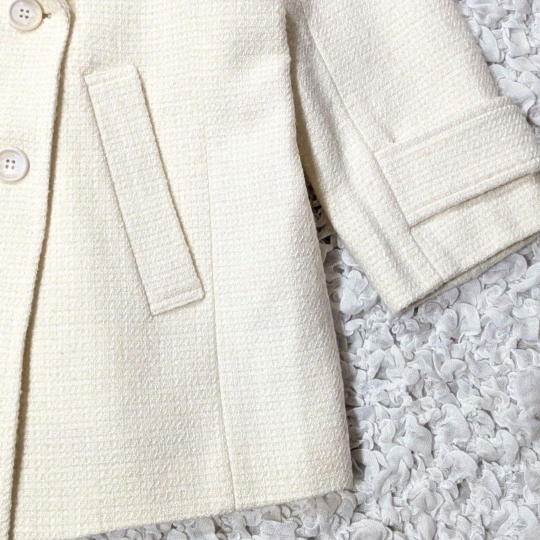 【新品タグ】アプワイザーリッシェ Pコート ピーコート ダブルブレスト　ホワイト