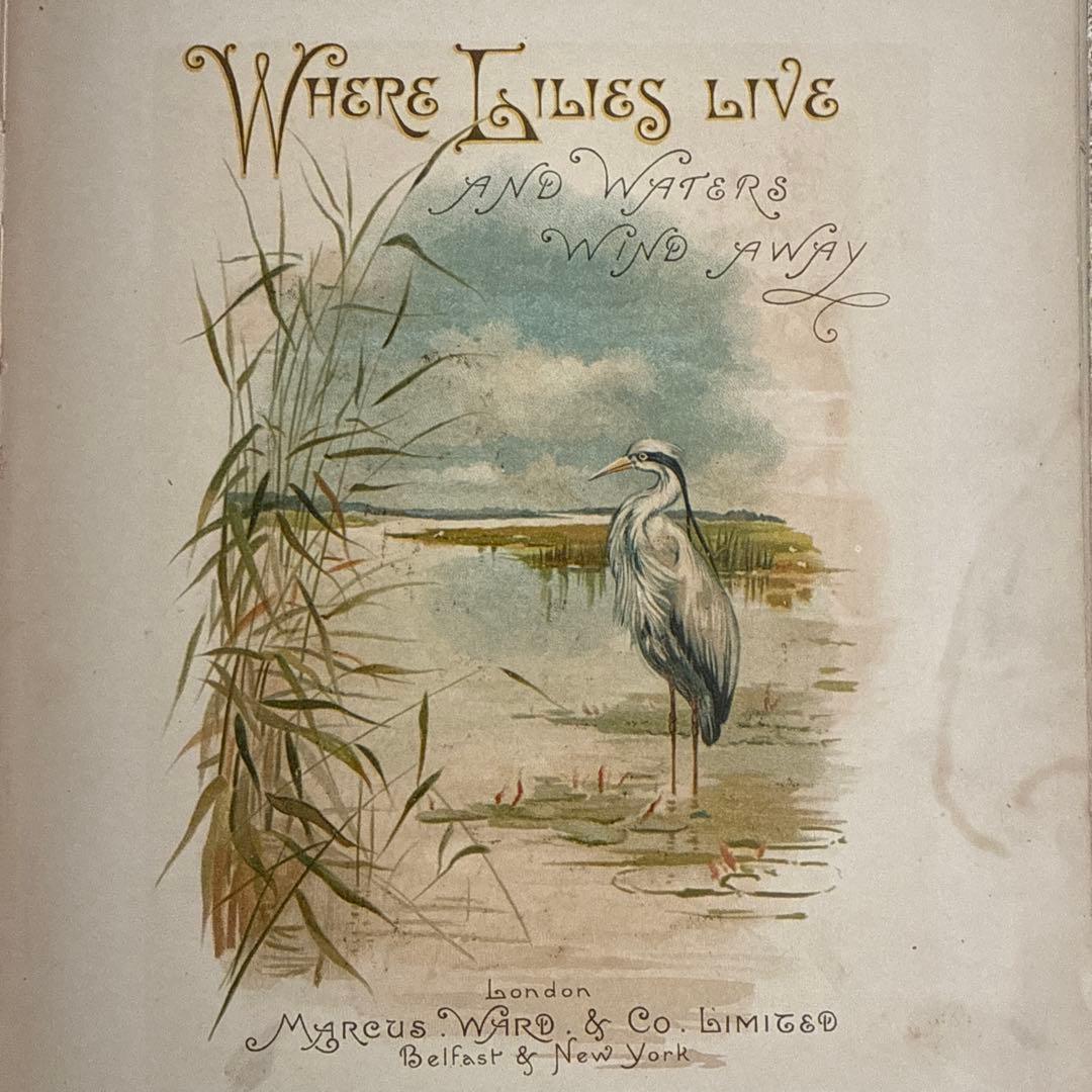状態良好1890年アンティーク絵本ヴィクトリアン洋書　古書ジャンクジャーナル