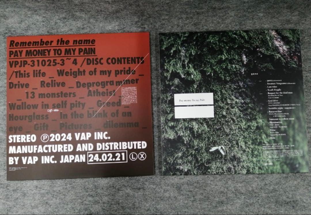 邦楽 Pay money To my Pain VINYL COMPLETE BOX