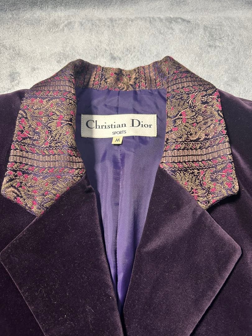 クリスチャンディオールスポーツのジャケット 紫色 サイズM 新品未使用タグ付き