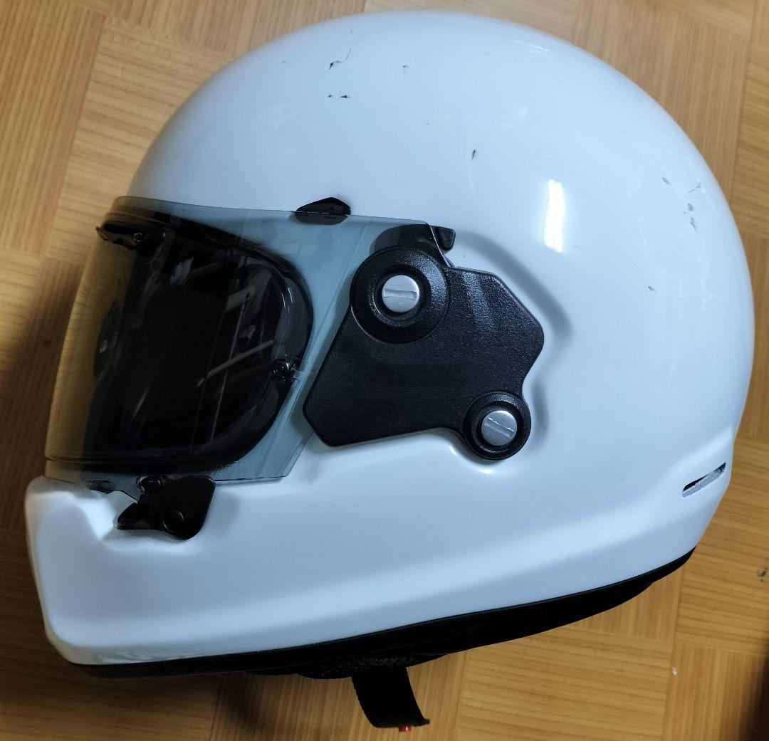 フルフェイスAraiヘルメット ホワイト クリアシールド