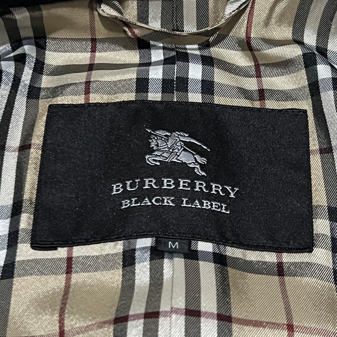極美品✨バーバリーブラックレーベル チェスターコート アンゴラ混 ノバチェック