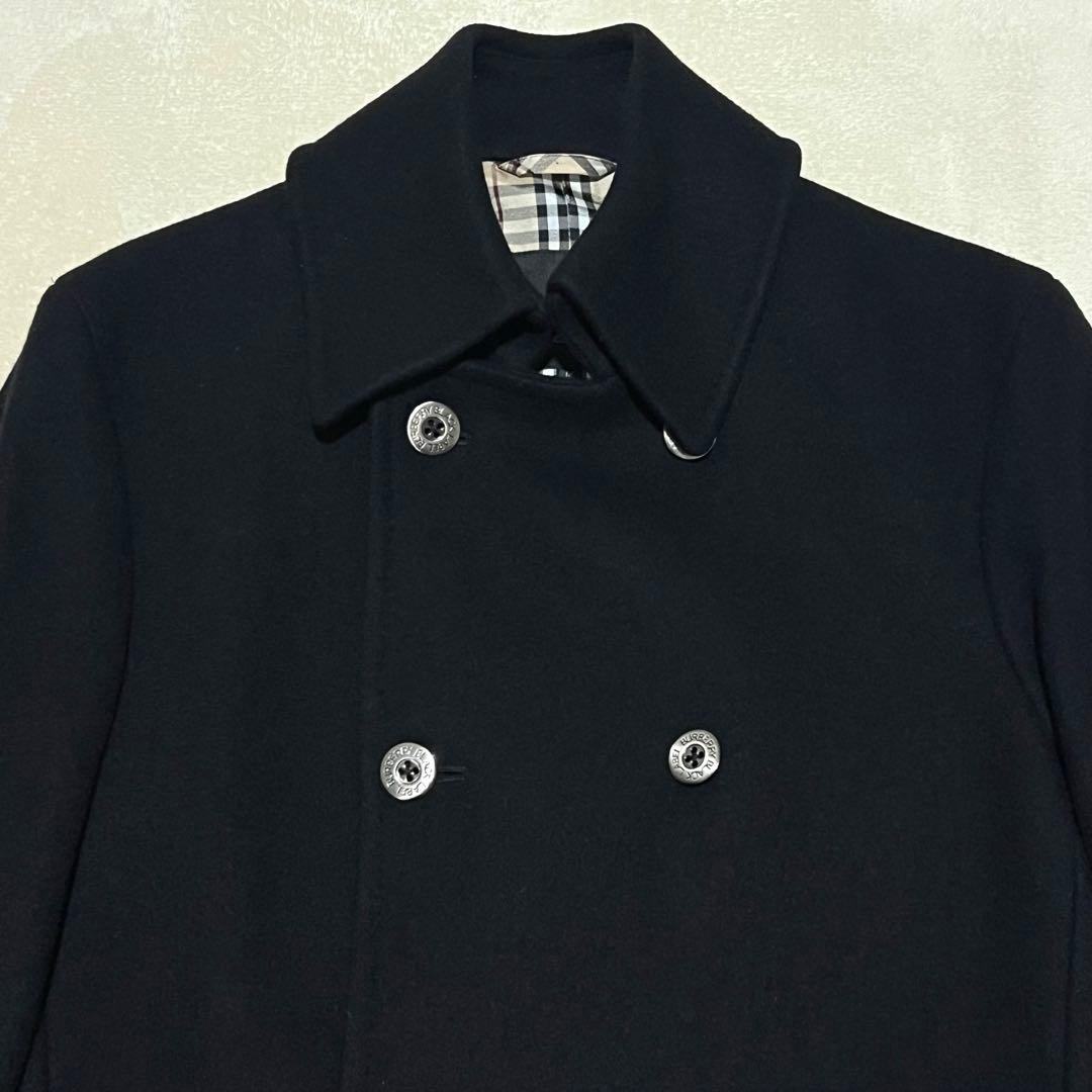 極美品✨バーバリーブラックレーベル チェスターコート アンゴラ混 ノバチェック