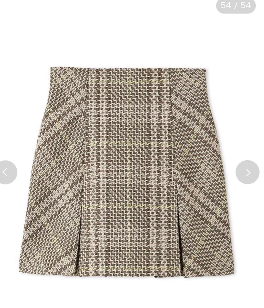 ४*♩様 ロービングチェックミニスカート【定価¥11,990】