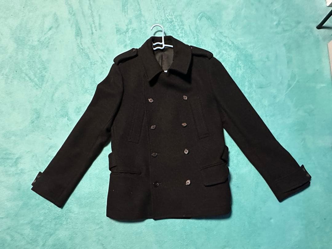 JOHN LOWRENCE SULLIVAN　Pコート　ブラック