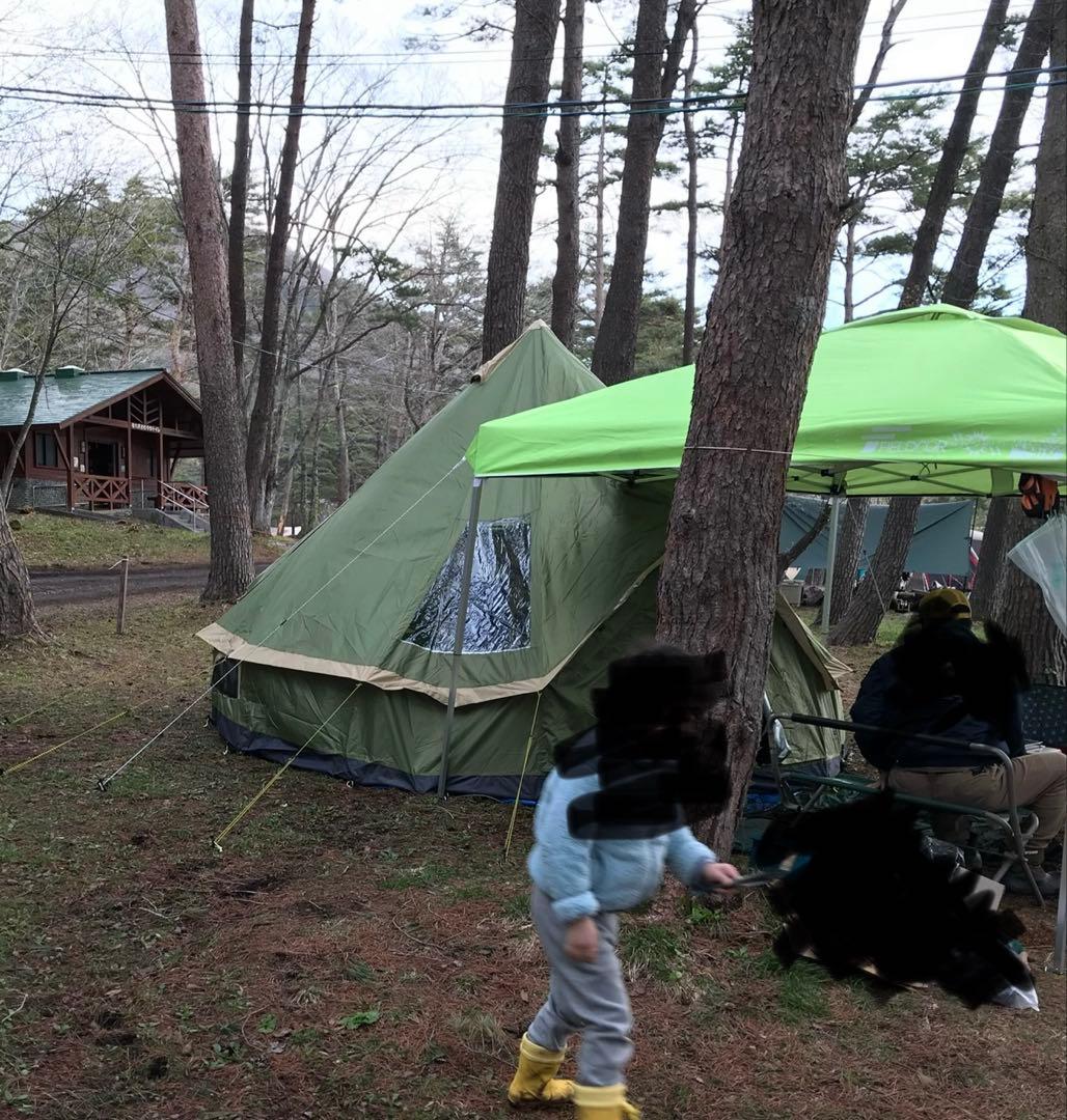 Los Maple ティピー型テント オリーブグリーン　TPU窓付　おまけ付