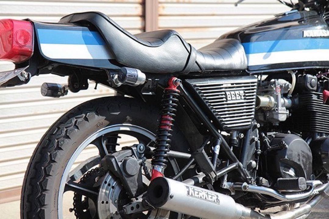 【240】 新品 当時仕様 325mm 細巻き リア サスペンション 赤×黒