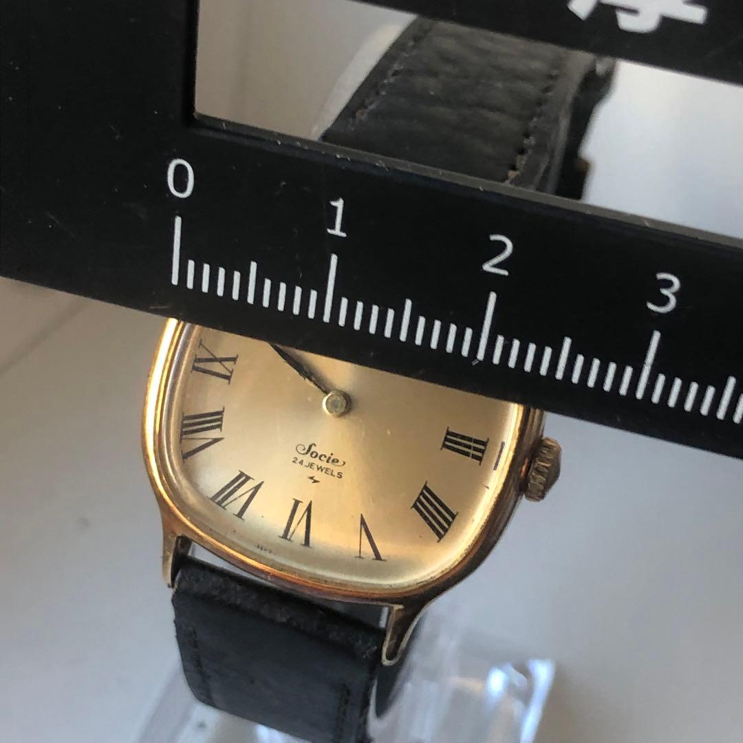 SEIKO Socie ローマン　セイコー　ソシエ24 Jewels 手巻き時計