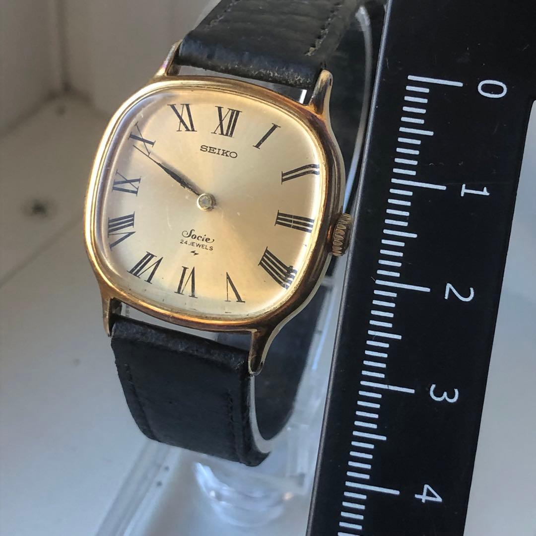 SEIKO Socie ローマン　セイコー　ソシエ24 Jewels 手巻き時計