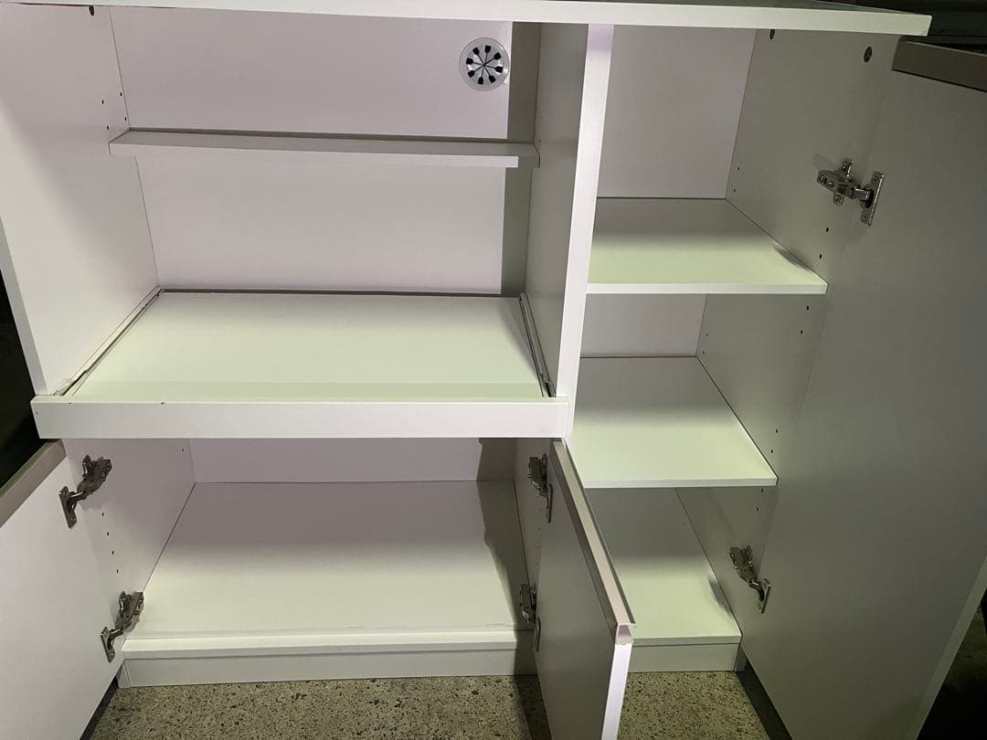 【関東限定】ニトリ レンジ台 フォルムRE9090 ホワイト