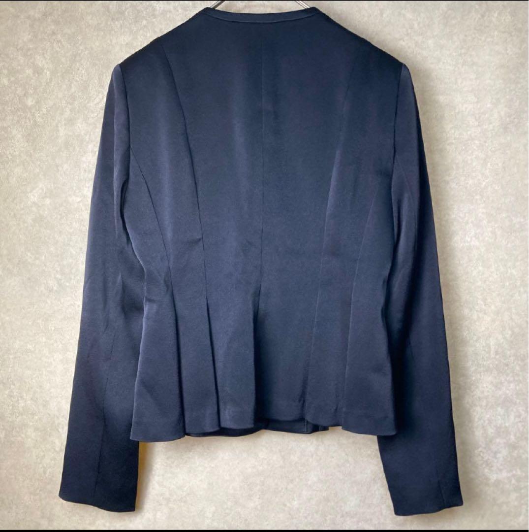 【美品】25ss　ANAYI アナイトリアセサテンタックペプラム ジャケット