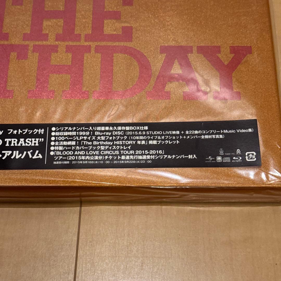 新品 The Birthday GOLD TRASH 完全生産限定豪華盤