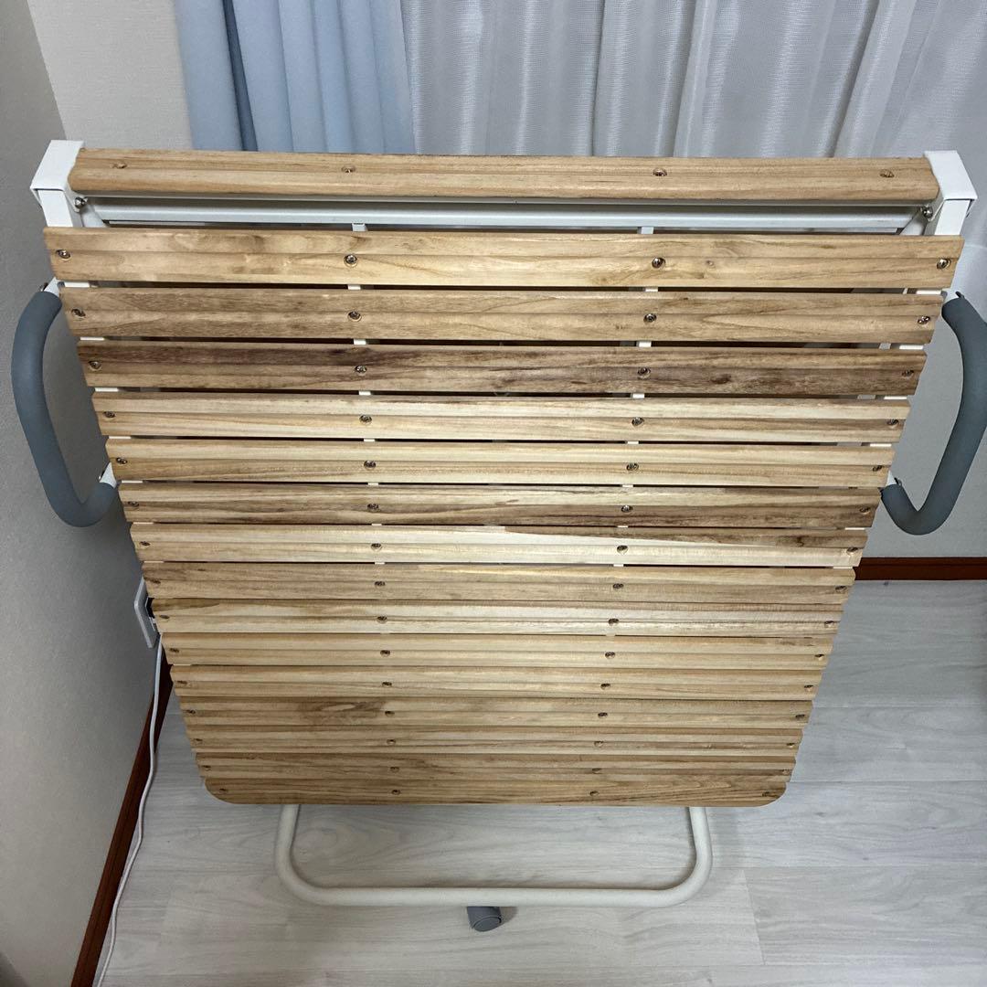 ニトリ　折りたたみ桐スノコベッド