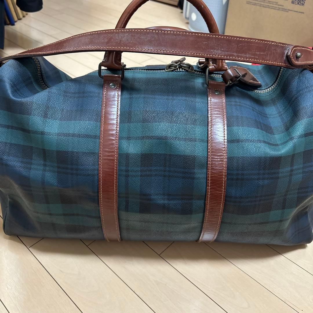 Polo Ralph Lauren チェック柄ボストンバッグ