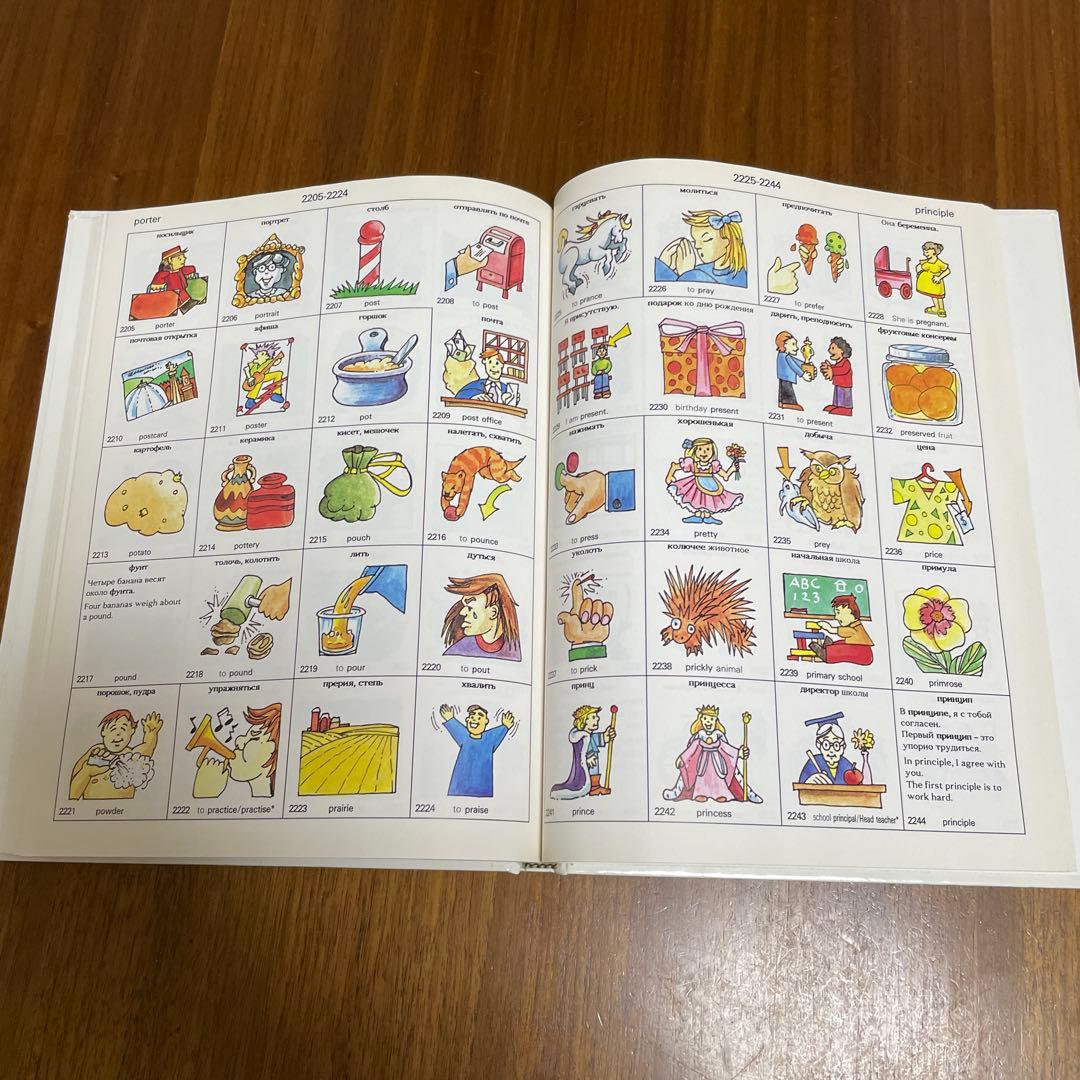 Renyi Picture Dictionary ロシア語と英語の絵辞典