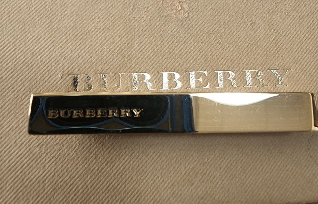 BURBERRY ノバチェック模様 タイピン