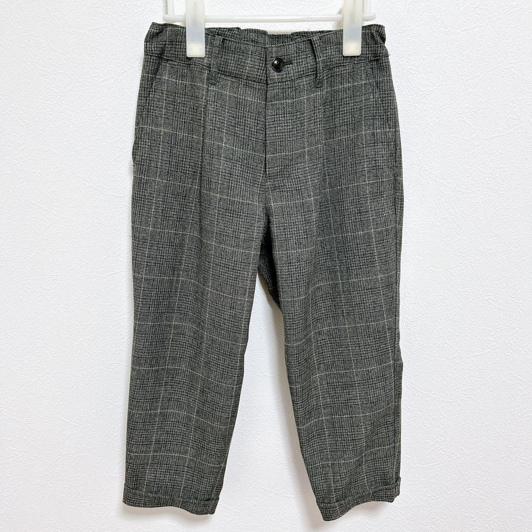 美品‼︎ワルツバイビームス フォーマルスーツ チェック グレー 130 男の子
