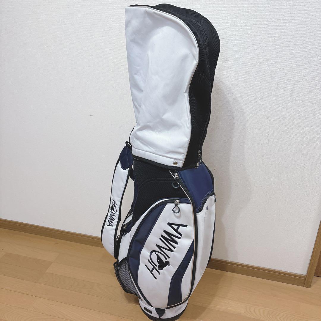 K438 HONMA コンパクトスポーツ キャディバッグ ホワイト