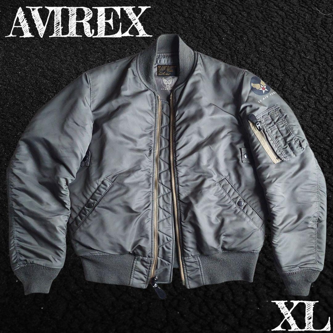 【極上】AVIREX / XL / MA-1 / 初期型復刻 フライトジャケット