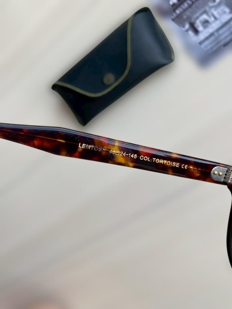 s*h様 MOSCOT ブラウン サングラス ケース付き46