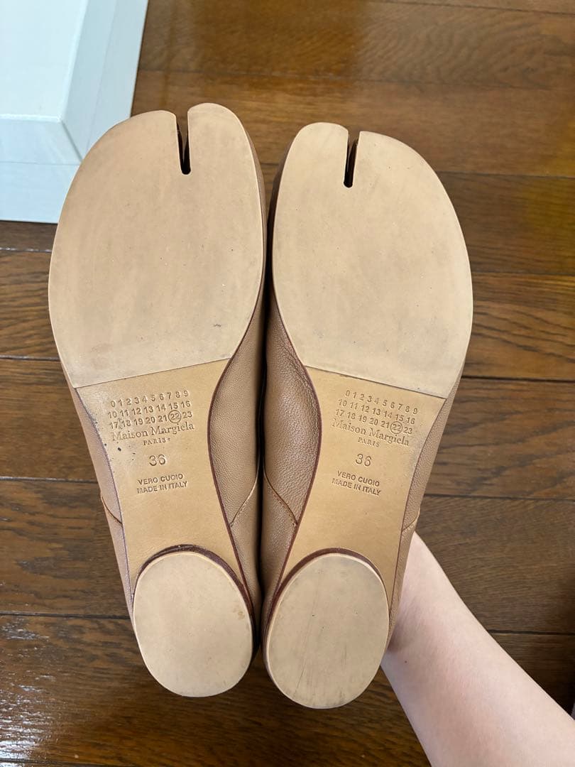 Maison Margiela ベージュ バレエシューズ