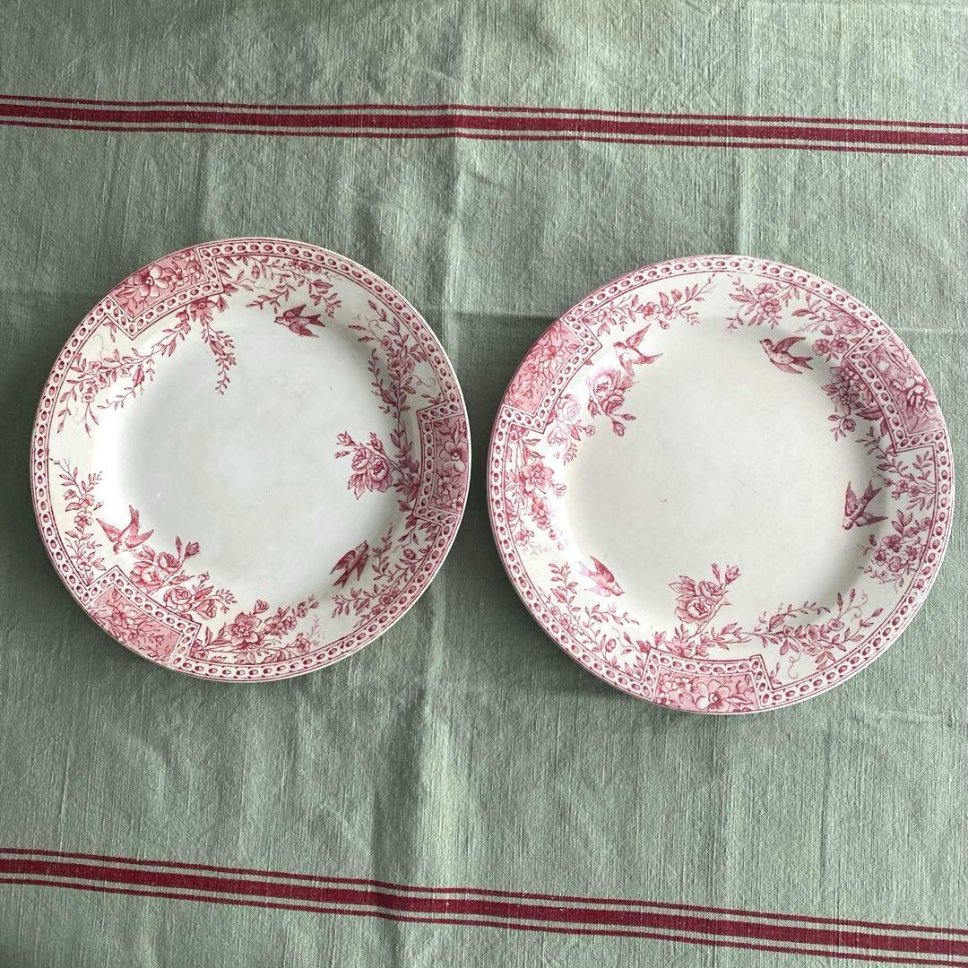 【じえいこあらページです】Bordeaux プレートセットツバメ7枚