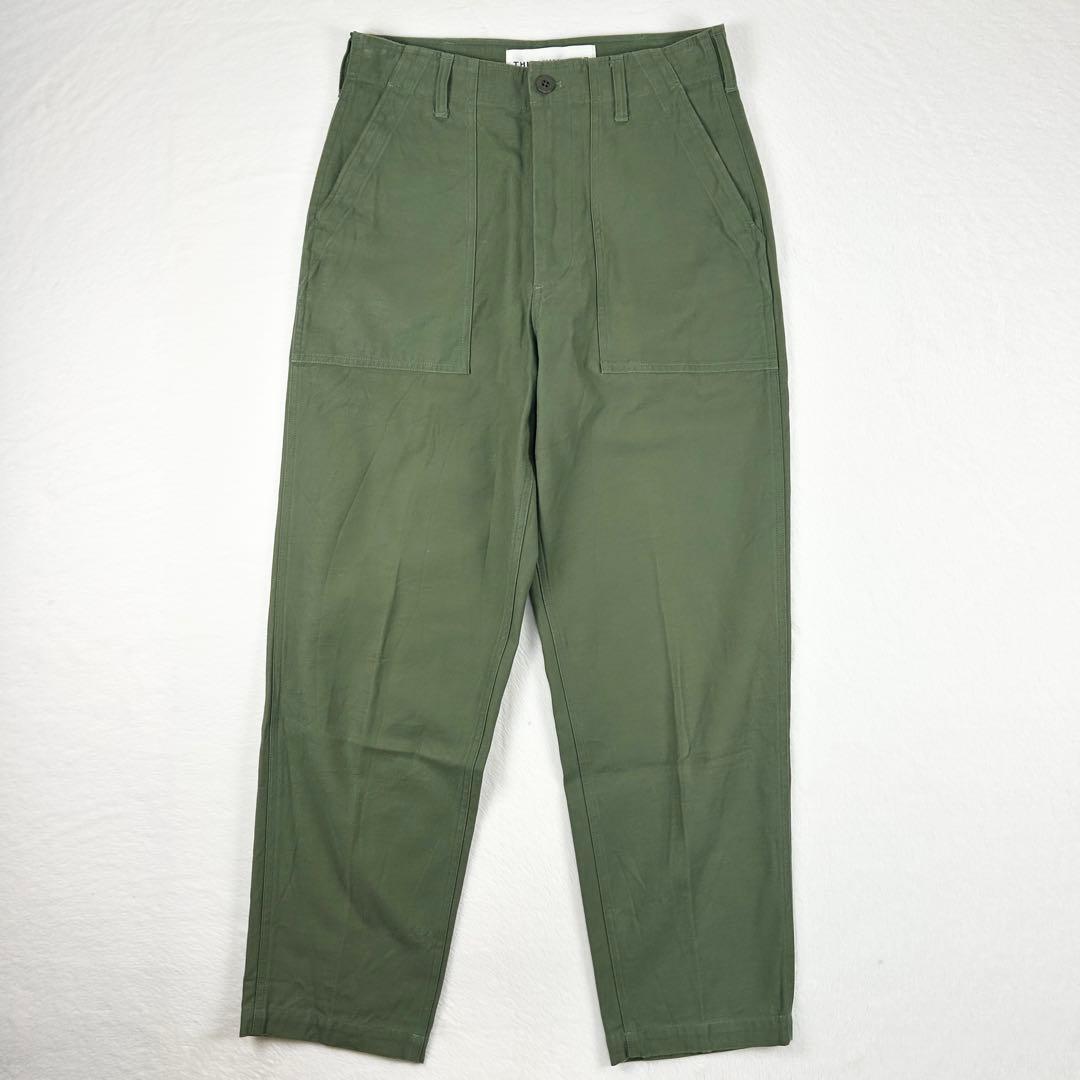 b1300✨極美品✨【Shinzone】ベイカーパンツ　ミリタリー　38　カーキ