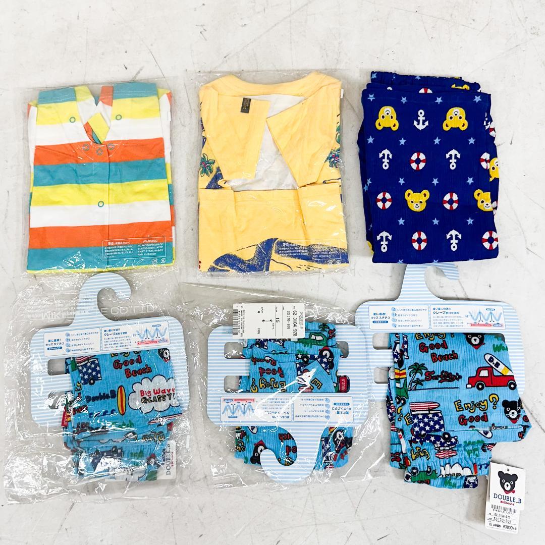 り*ん様 K9109 ミキハウス 半袖 ステテコ 6枚 セット 70〜80サイズ