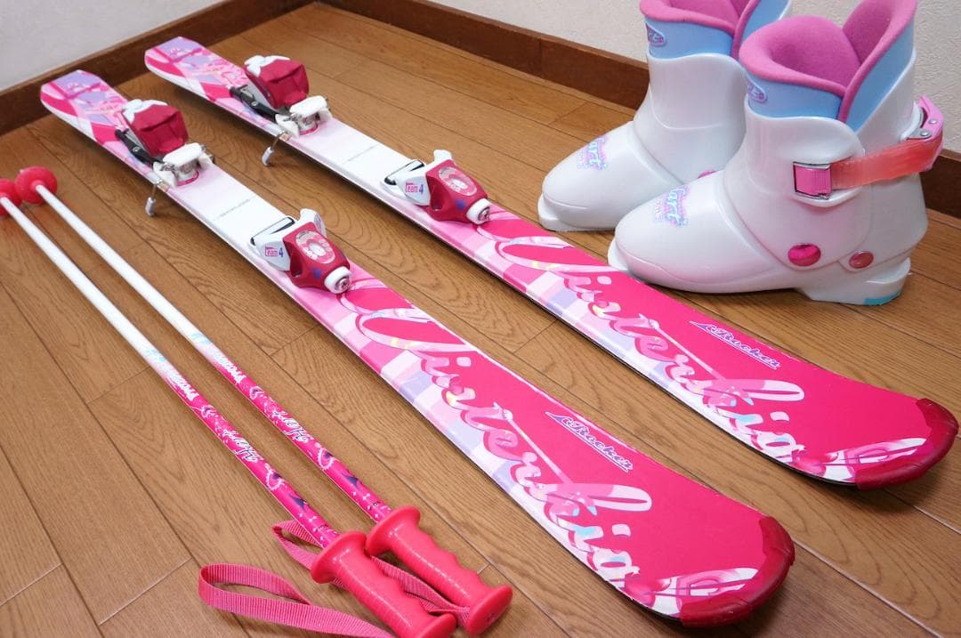 メンテ済 117cm 靴22cm KAZAMA スキーセット