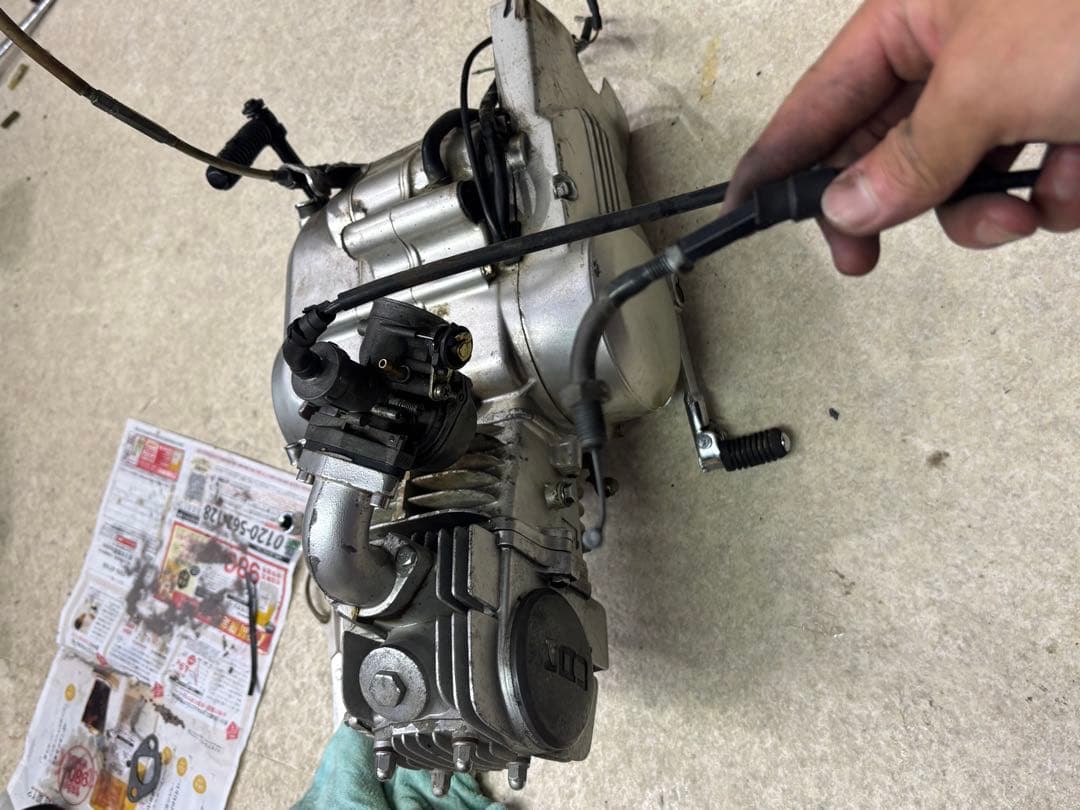 ロンシン125 キャブ、クラッチレバー、ワイヤー等　セット！　GPX125