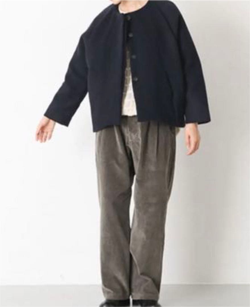 ★まり★ かぐれウールメルトンショートコート