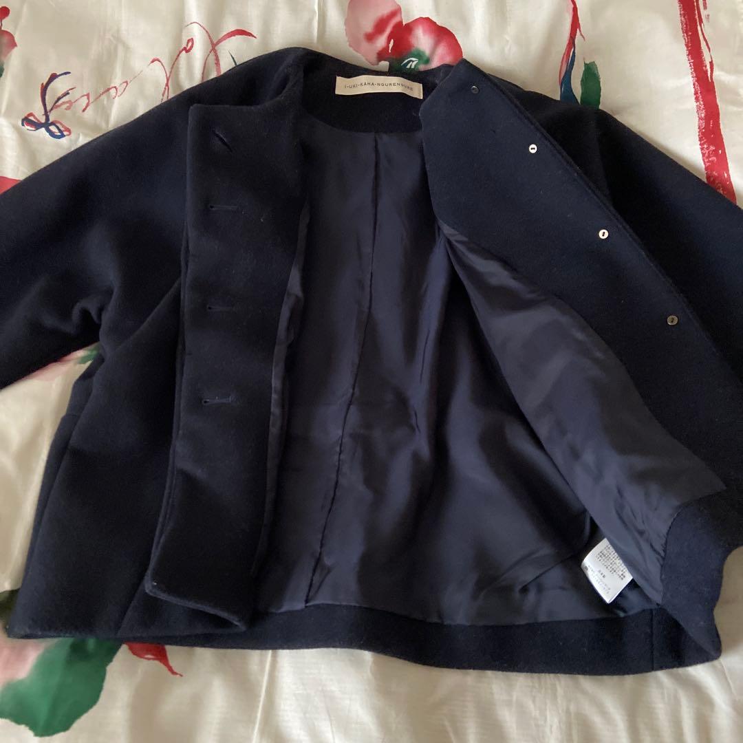 ★まり★ かぐれウールメルトンショートコート