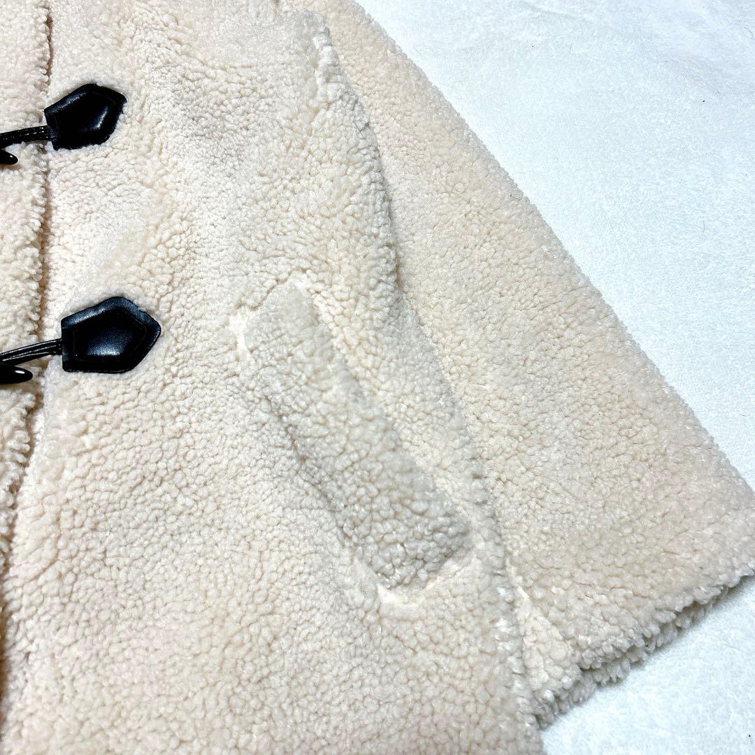 ZARA ボア ダッフル ロングコート トグルコート