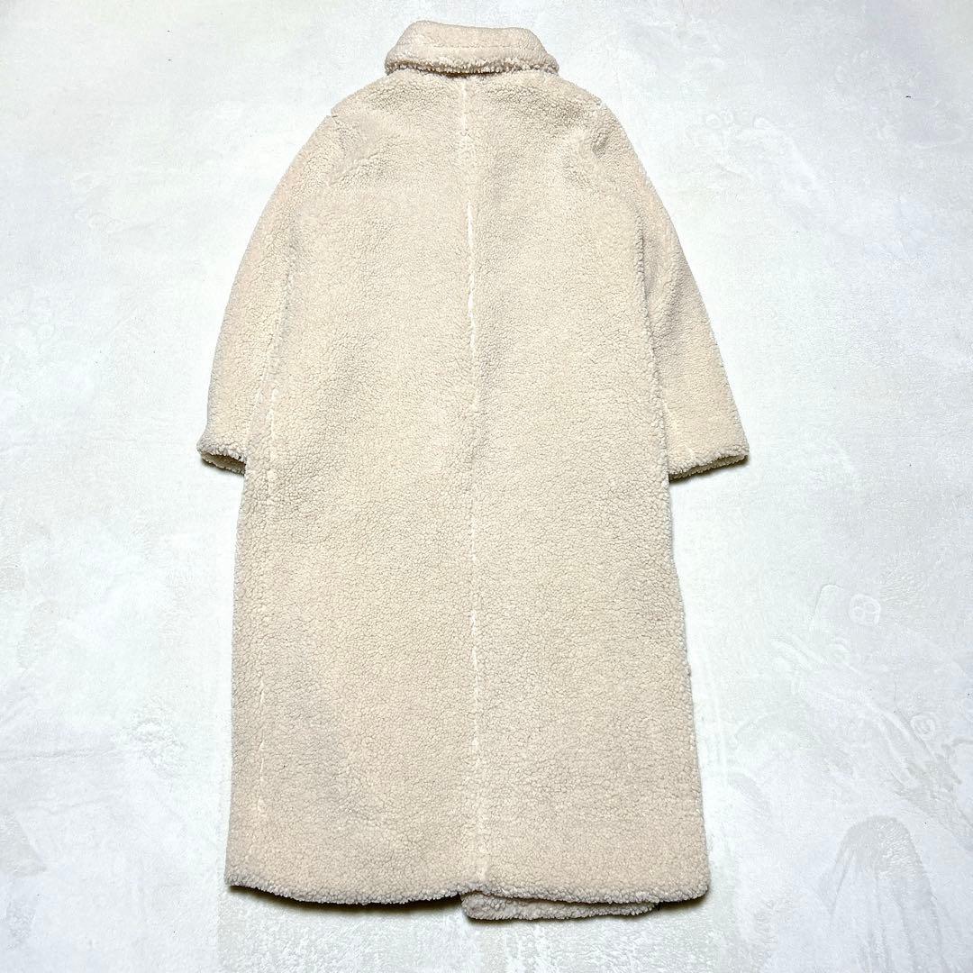 ZARA ボア ダッフル ロングコート トグルコート