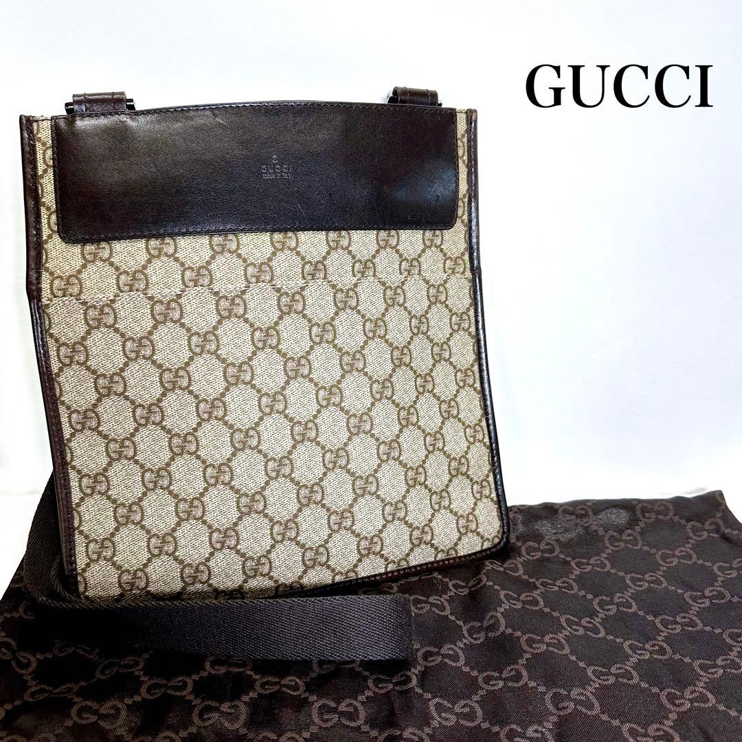 にじいろ様 GUCCI グッチ ショルダーバッグ サコッシュ GGパターン