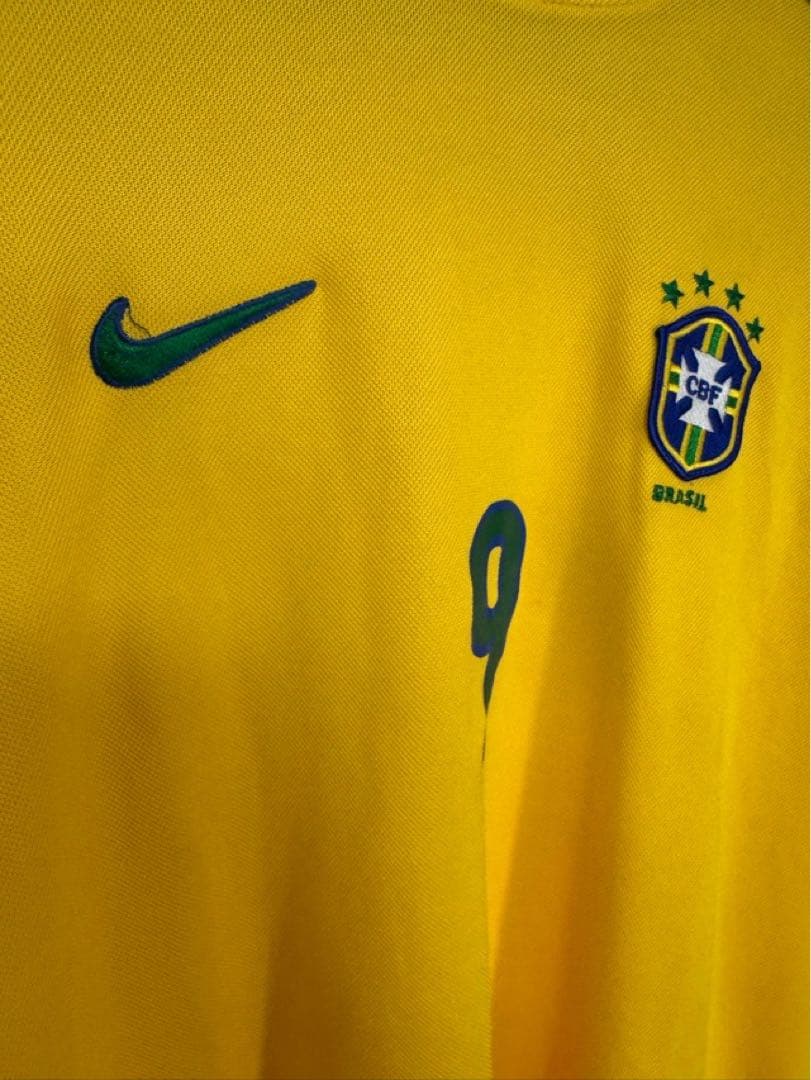 98年 ブラジル代表 ユニフォーム ホーム ナイキ NIKE ロナウド 9 UK