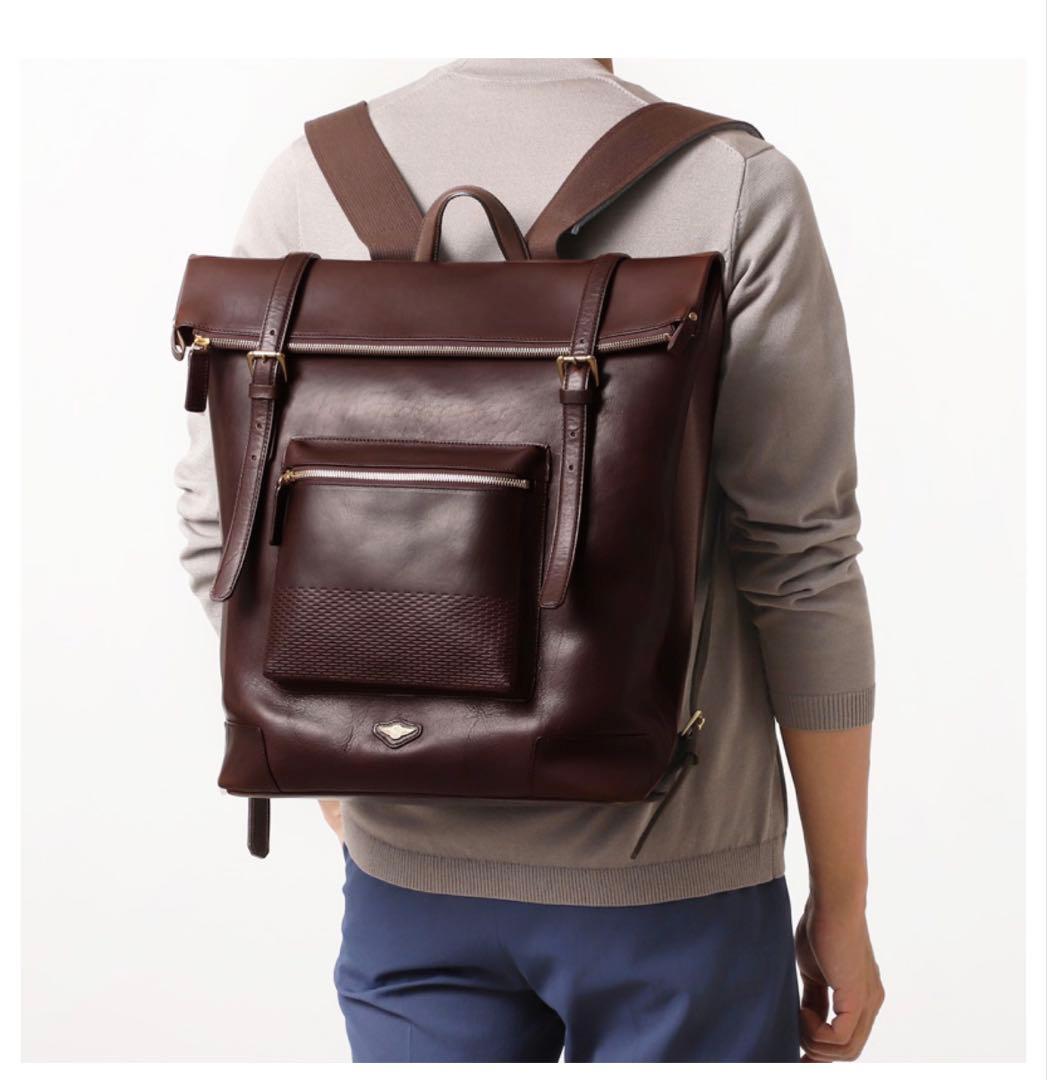 ※タキ※NOI JAPAN使用品レザーバックパック ツァイトレザー