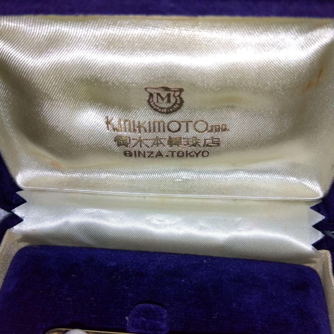 ミキモト御木本　ネクタイピンヴィンテージ　ケース付きUsed 大幅お値下