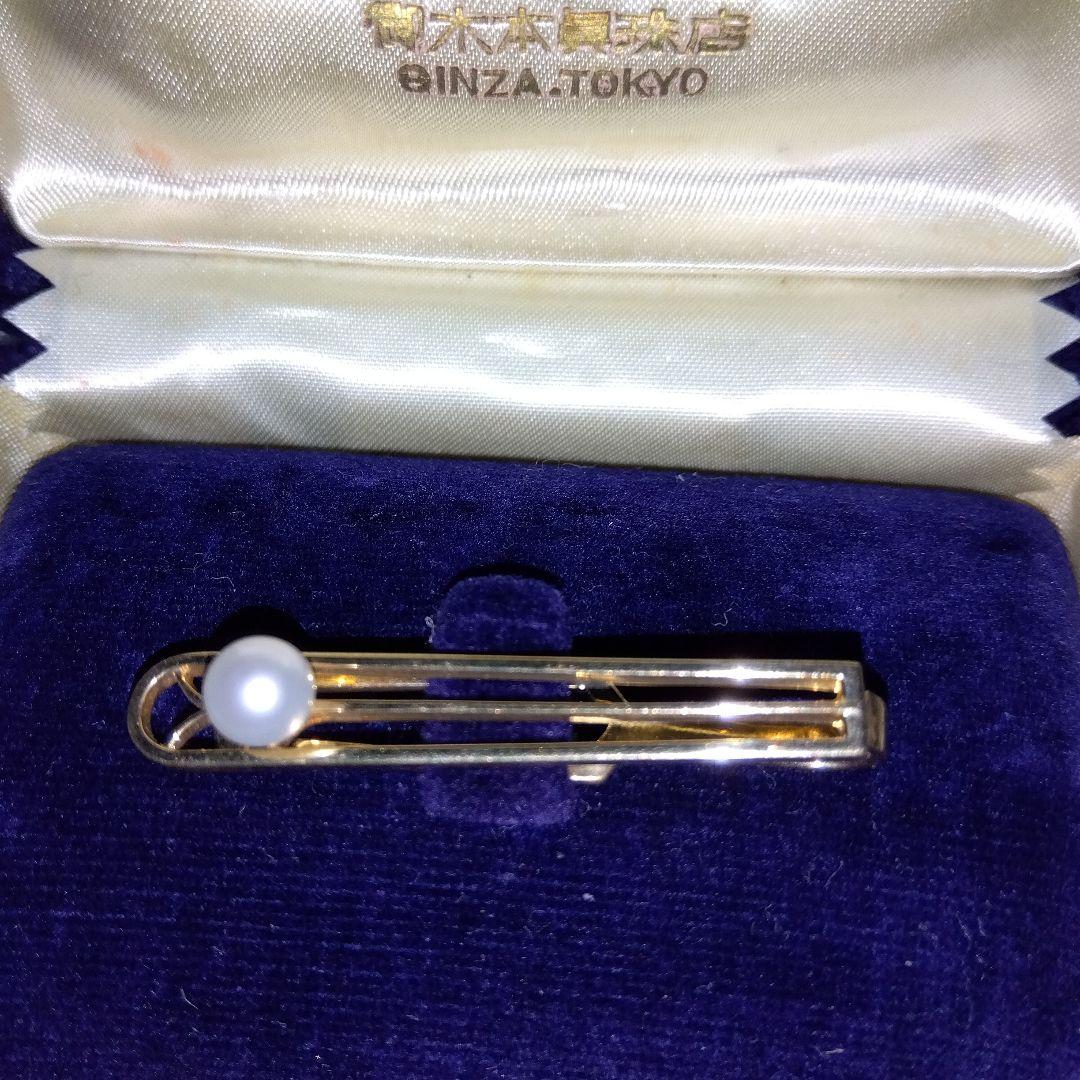 ミキモト御木本　ネクタイピンヴィンテージ　ケース付きUsed 大幅お値下