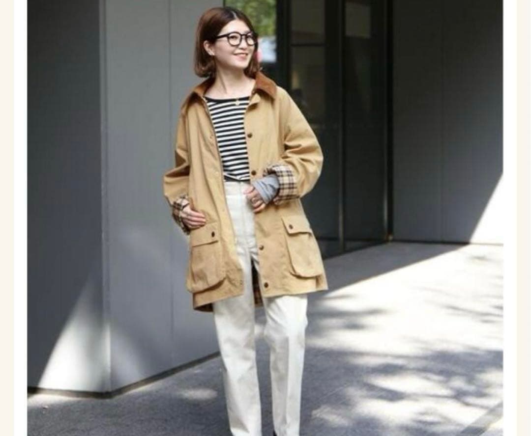 スピックアンドスパン　Barbour バブアー　別注BEAUFORT チェック