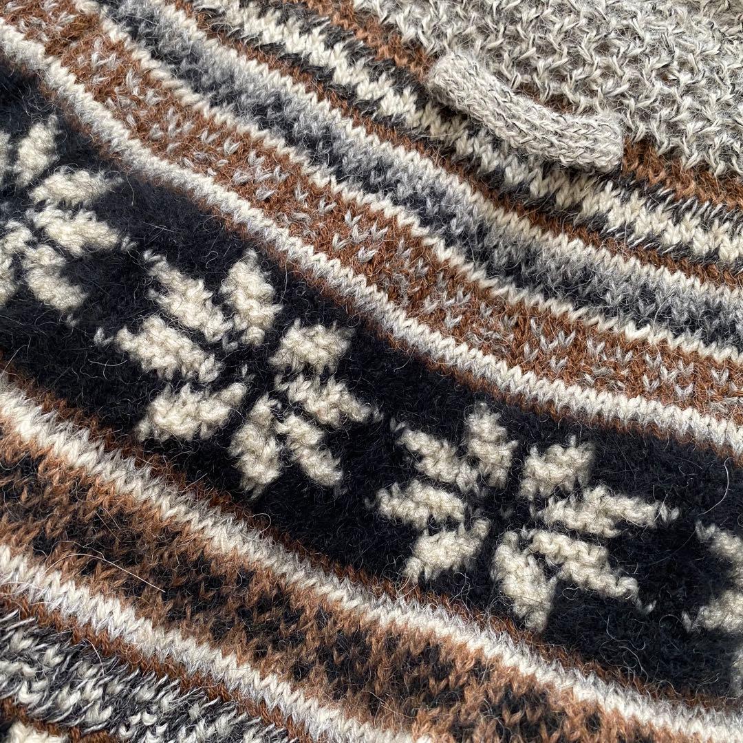 美品 ジャンポールゴルチエ ファー ニット ポンチョ 40 GAULTIER