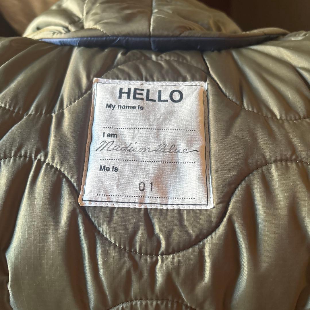 MADISON BLUE フード付きキルティングジレ　ダウンベスト