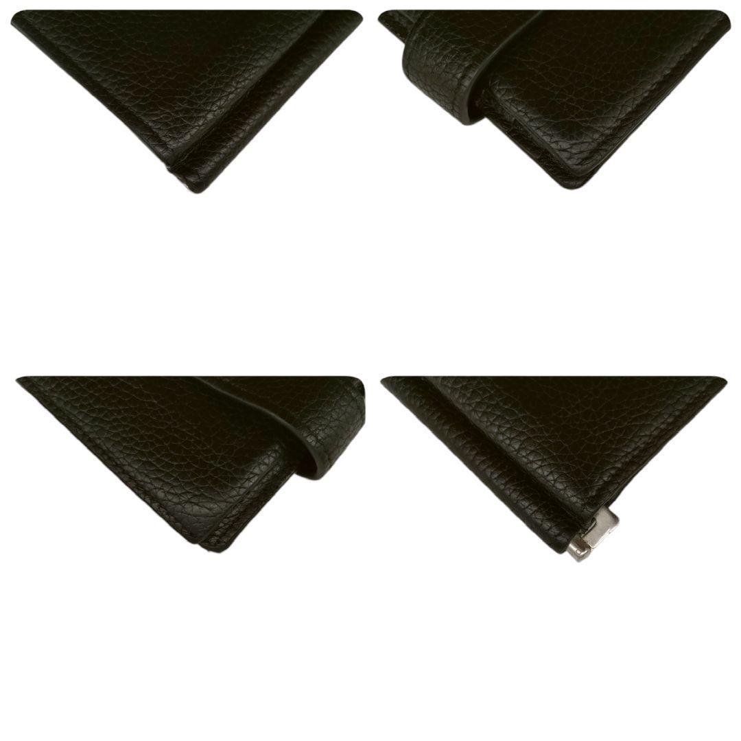 サンローラン　マネークリップ　カードケース付属　ブラック　カサンドラ　レザー