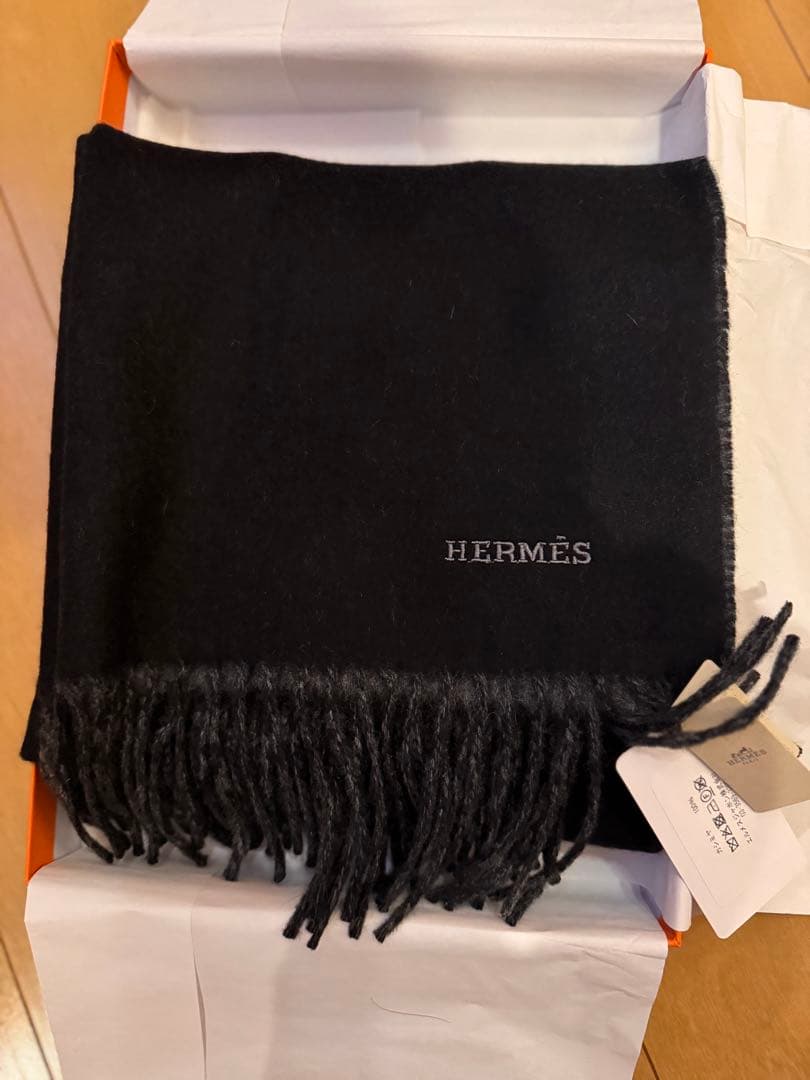 【専用】HERMES カシミヤマフラー レクトヴェルソ