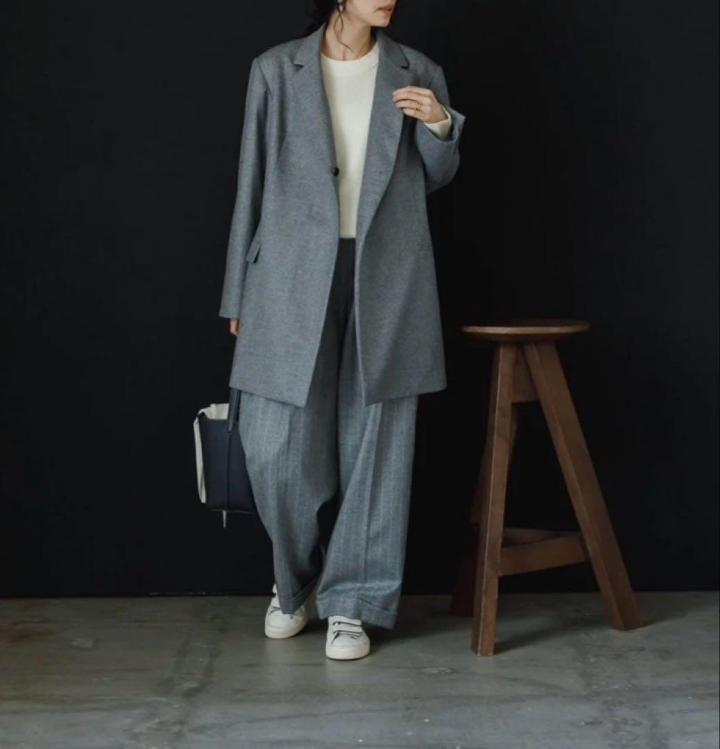 デレス deres 13th ライトグレー コート ジャケット