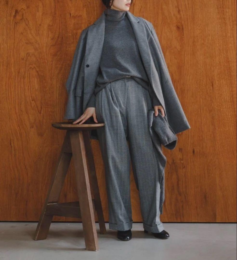 デレス deres 13th ライトグレー コート ジャケット