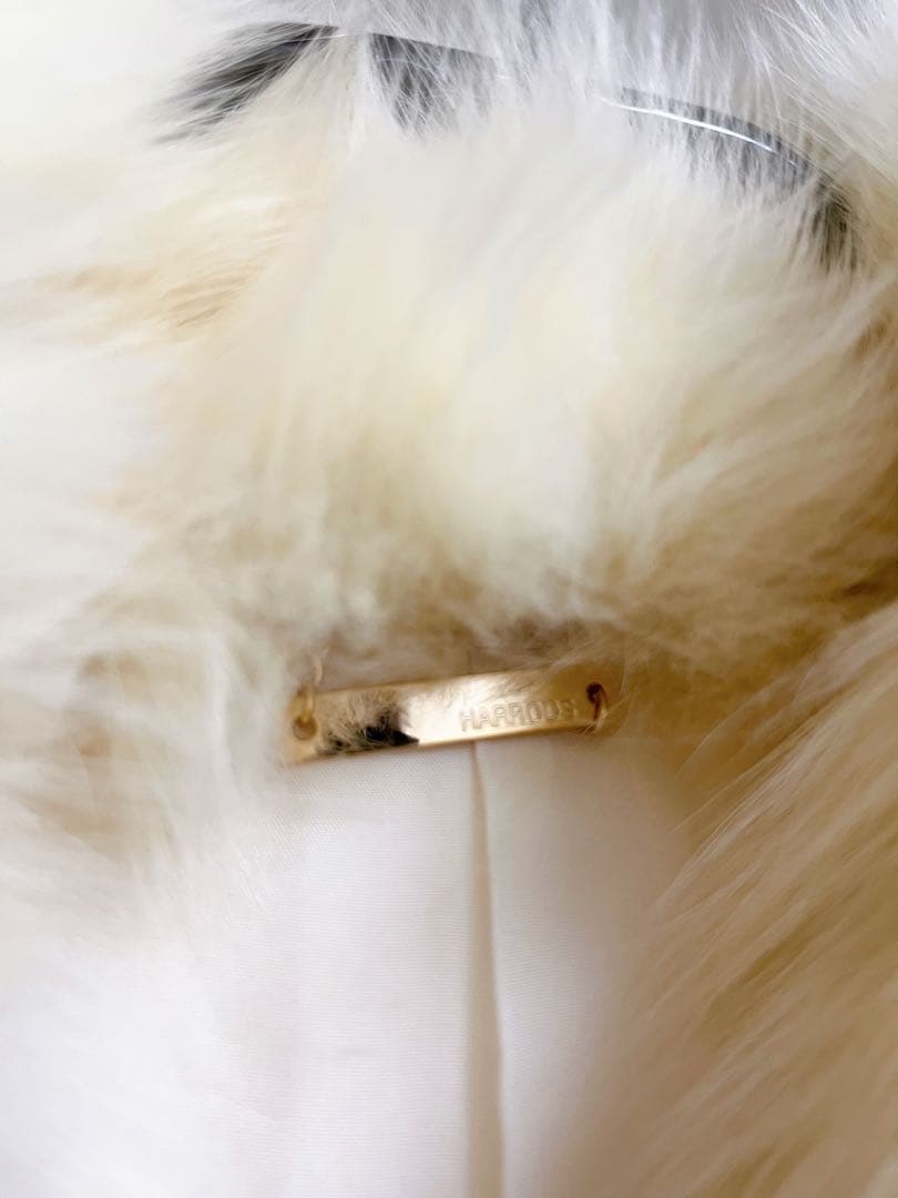 【最終価格】HARRODS ハロッズ ファー ケープコート フォックス 毛皮